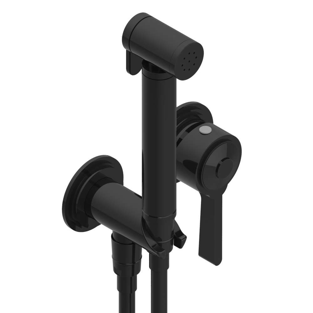 Ensemble hygiénique de WC THG avec butée - Collection "Le 9 howlite"