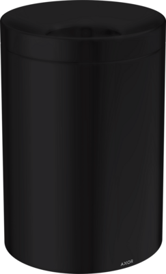 Poubelle AXOR Universel Circulaire en noir mat
