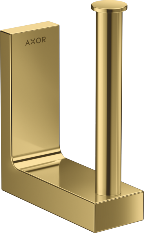 Porte-rouleau WC Axor universel Rectangulaire aspect doré poli