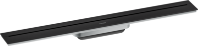 Set de finition AXOR Drain 700 mm, avec kit d’installation en noir mat