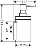 AXOR Universal Circular Distributeur de savon liquide
