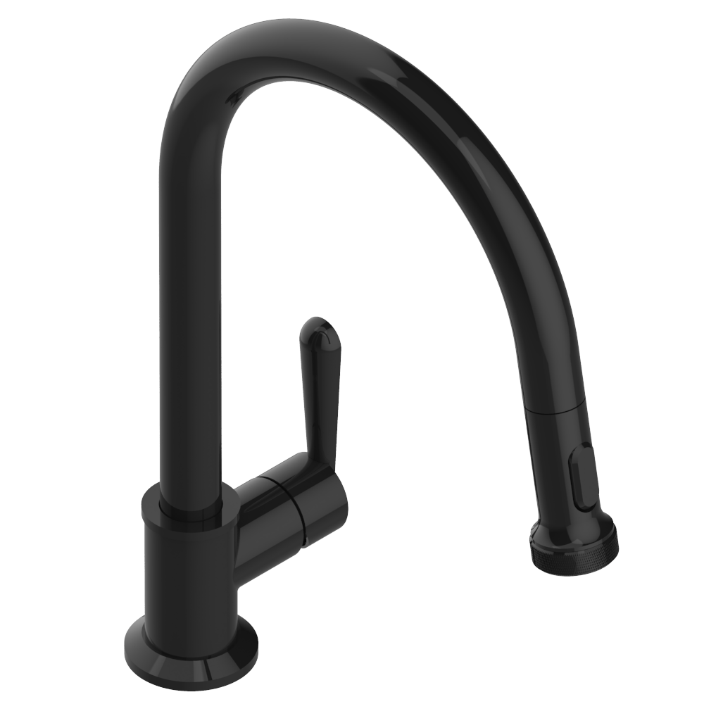 Mitigeur de cuisine THG 189 insert métal avec douchette extractible - Collection "Dean"