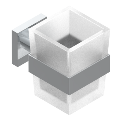 Porte-brosse à dents THG - Collection &quot;Lalique Cristal Clair à manettes&quot;