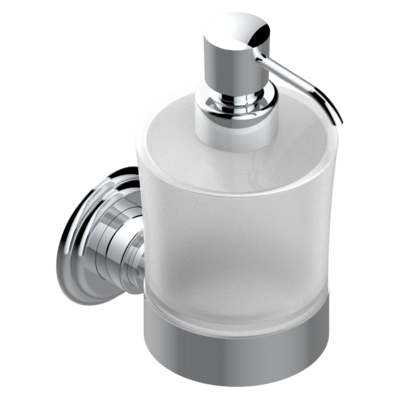 Distributeur de savon liquide THG - Collection &quot;Pétale de Cristal Clair&quot;