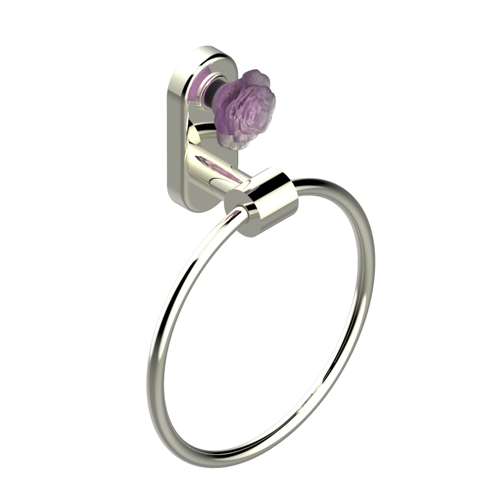 Anneau porte-serviette THG Paris - Collection "Rose" - vue 7