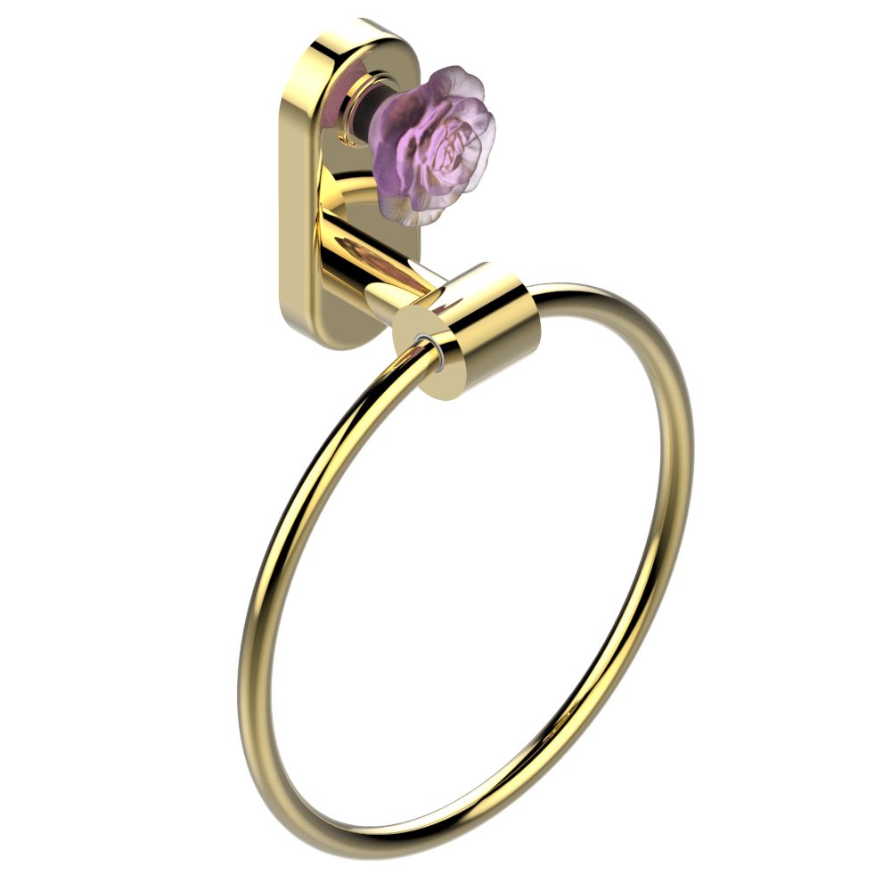 Anneau porte-serviette THG Paris - Collection "Rose" - vue 6