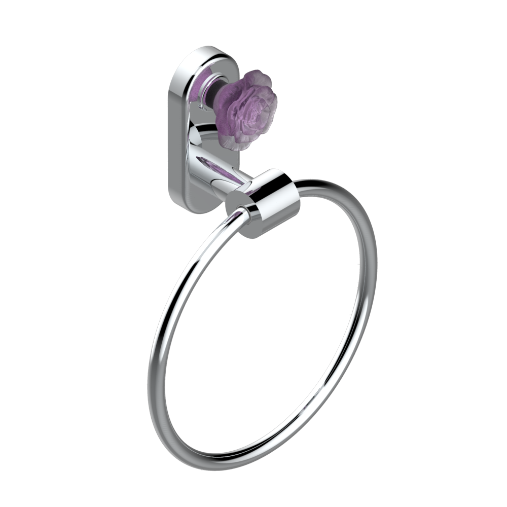 Anneau porte-serviette THG Paris - Collection "Rose" - vue 8