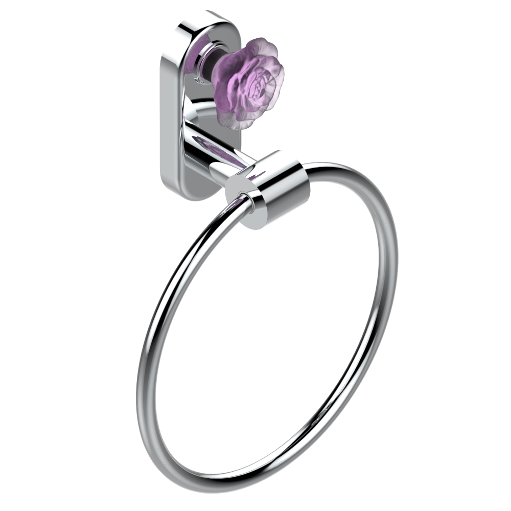 Anneau porte-serviette THG Paris - Collection &quot;Rose&quot;