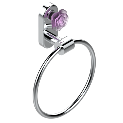 Anneau porte-serviette THG Paris - Collection &quot;Rose&quot;