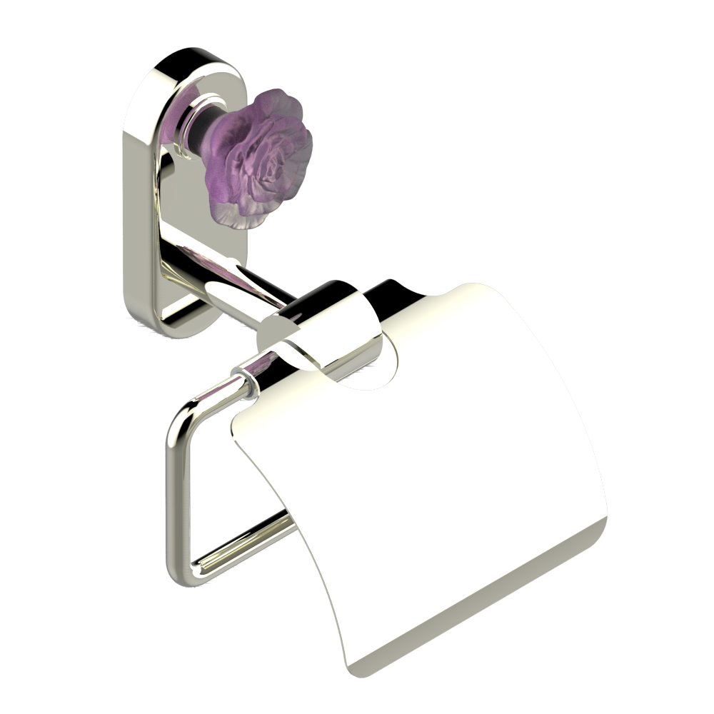 Porte-rouleau avec couvercle THG Paris - Collection "Rose" - vue 7