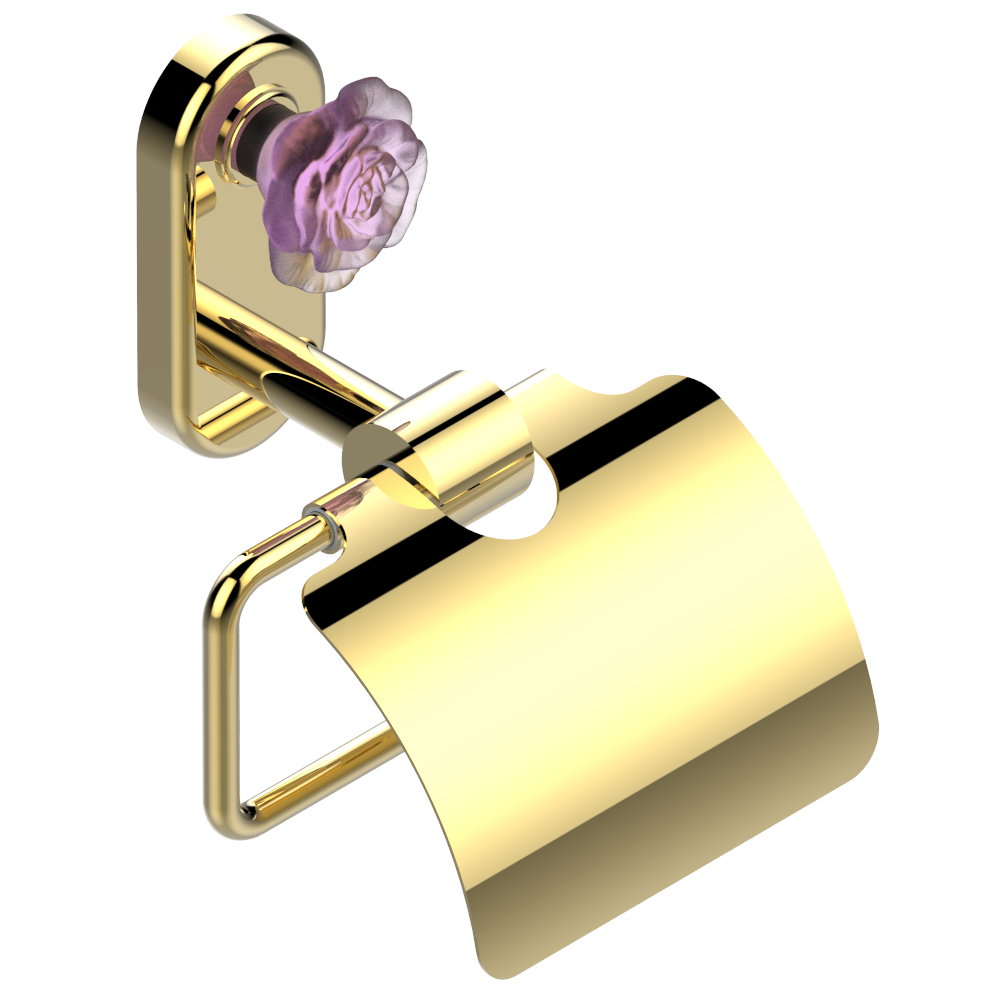 Porte-rouleau avec couvercle THG Paris - Collection "Rose" - vue 6