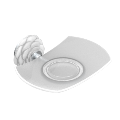 Porte-savon THG - Collection &quot;Camélia Cristal Clair&quot;