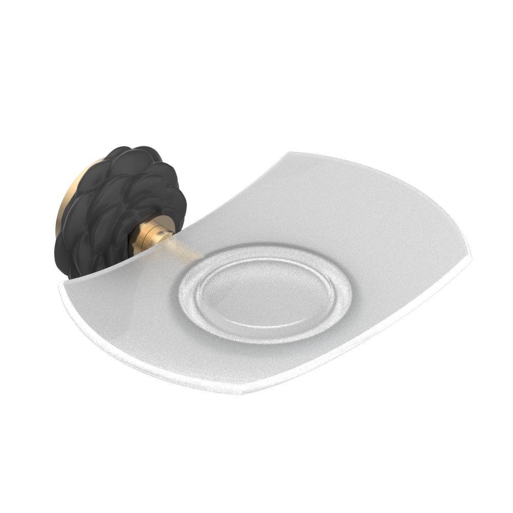Porte-savon THG - Collection "Camélia Cristal Noir" — vue 5
