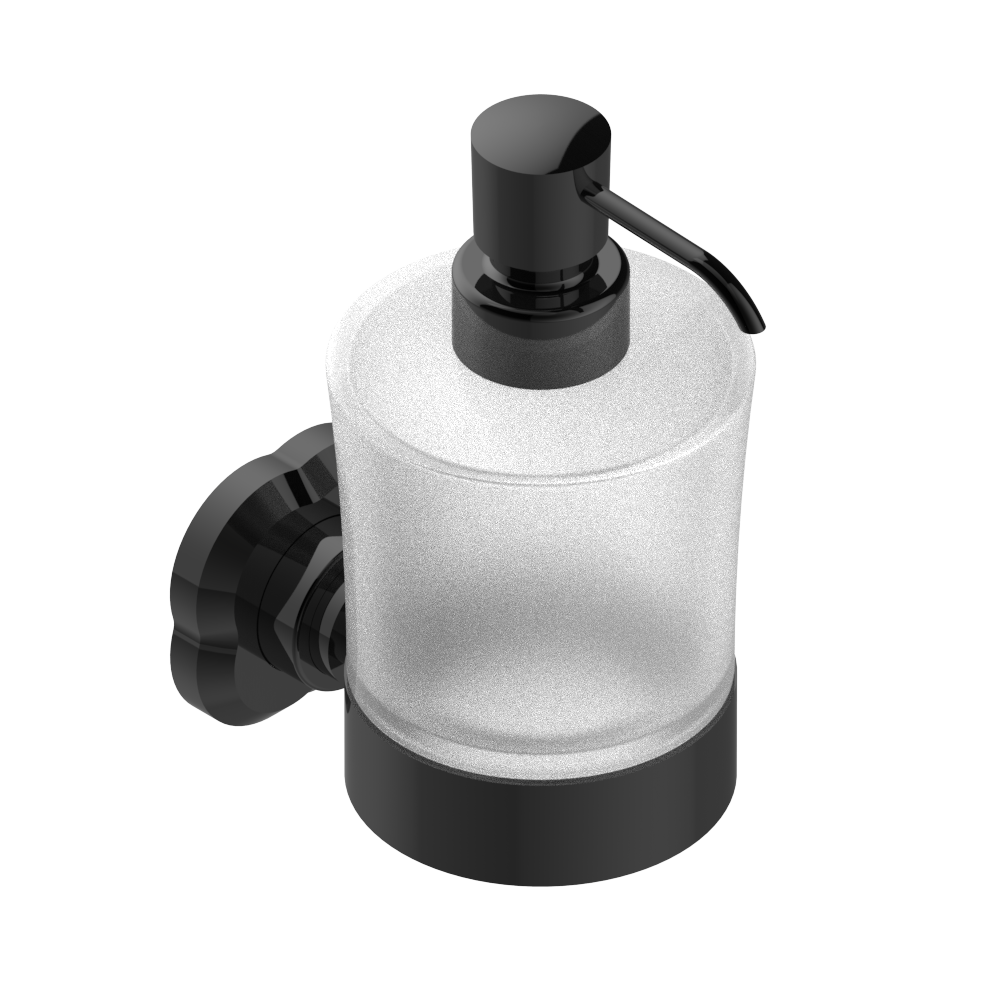 Distributeur de savon liquide THG - Collection "Camélia Cristal Noir" — vue 2