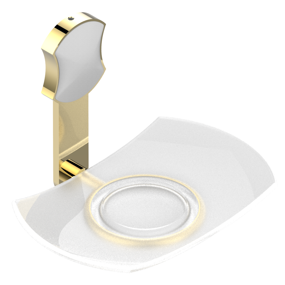 Porte-savon THG - Collection "Infini porcelaine blanche" — vue 3