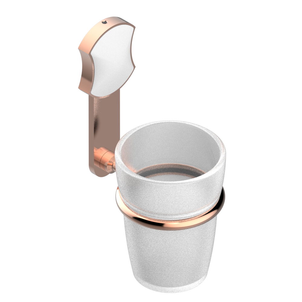 Porte-brosse à dents THG - Collection "Infini porcelaine blanche" — vue 4
