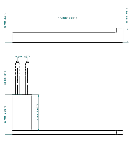 Porte-rouleau avec couvercle THG - Collection "Soho" — vue 4