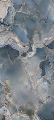 Grès cérame Tagina Onice Reale Oceano mat 60 x 120 cm, rectifié