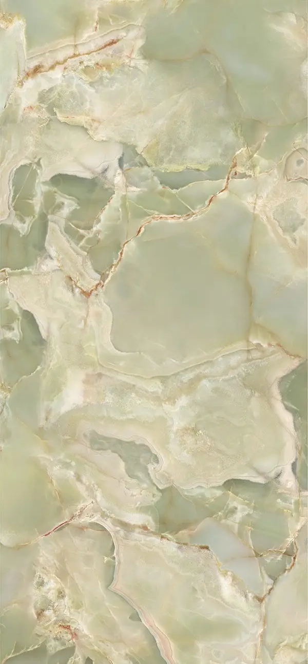 Grès cérame Tagina Onice Reale Smeraldo poli 60 x 120 cm, rectifié - vue 4