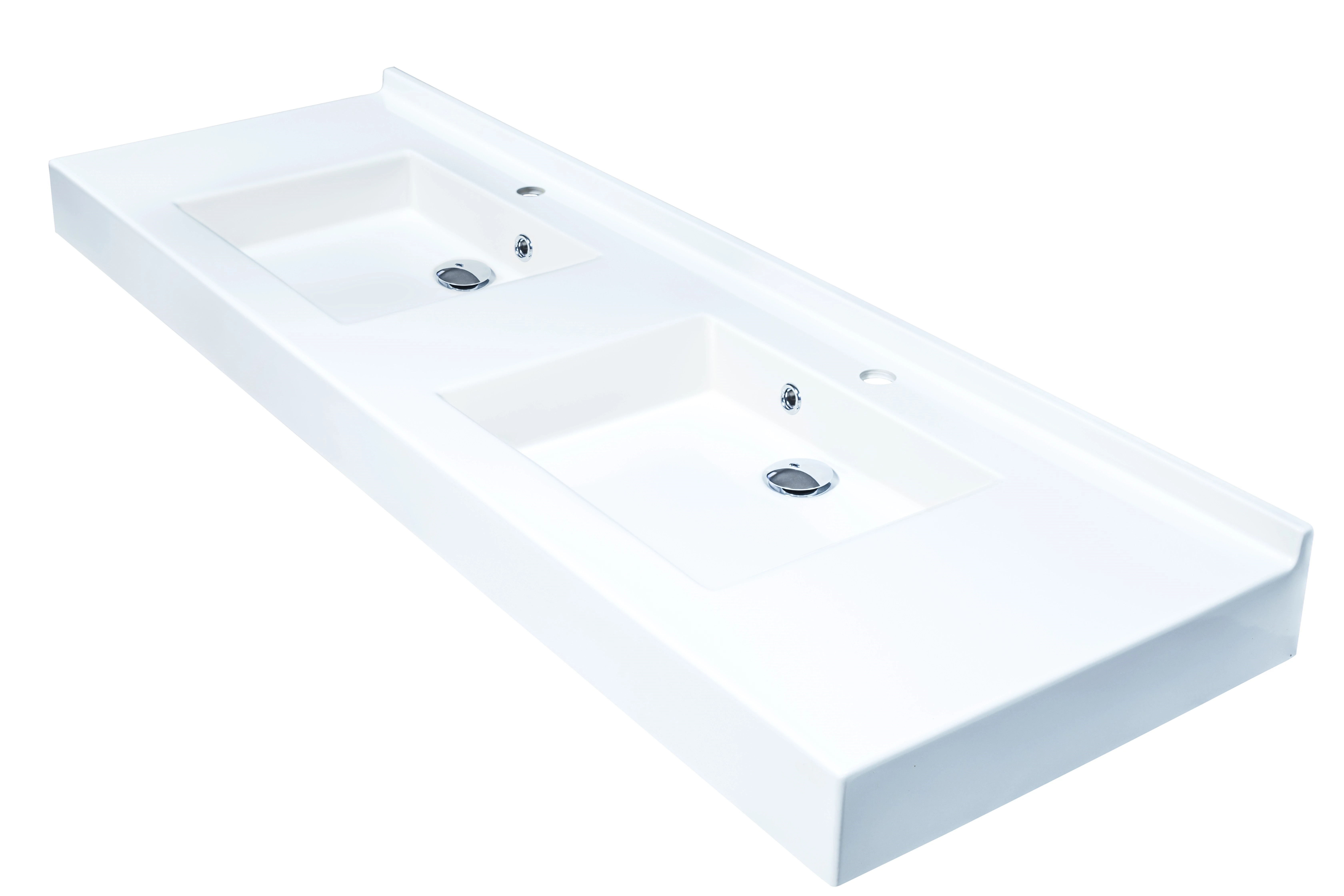Plan-vasque double Vita 160 cm - vue 7