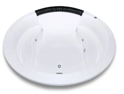 Hydromassage Palacio Bathtub with Integrated Headrest