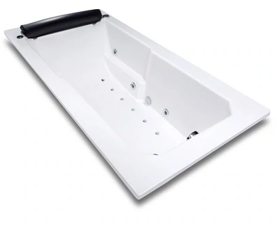 Baignoire Regency hydromassage mixte 170 x 80 cm avec repose-tête intégré