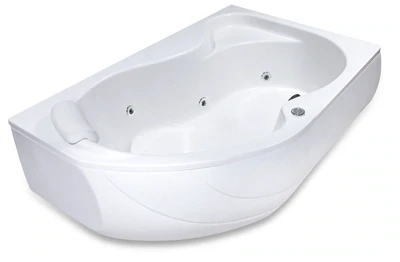 Baignoire Oasis droite hydromassage simple 160 x 90 cm