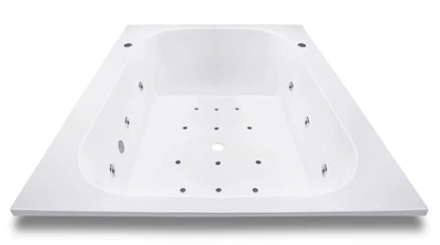 Baignoire Bora Bora hydromassage mixte 160 x 130 cm