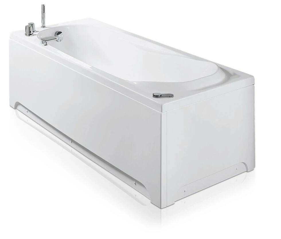 Baignoire rectangulaire Glass - Série Lis - 170 x 75 cm
