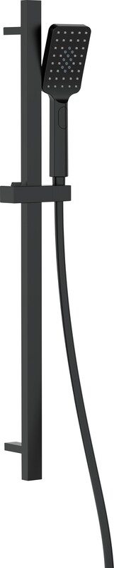 ​Barre de douche Deante Alpinia avec douchette à main 3 jets et flexible en noir mat