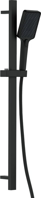 ​Barre de douche Deante Anemon avec douchette à main 4 jets et flexible en noir mat
