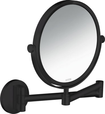 Shaving Mirror Axor Universal Circular in Matte Black