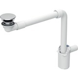Évacuation de lavabo Geberit à écoulement libre et recouvrement de soupape