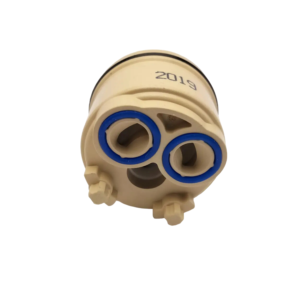 Cartouche céramique Deante 35 mm avec joint torique bleu, couleur beige, pour robinet mitigeur monocommande.