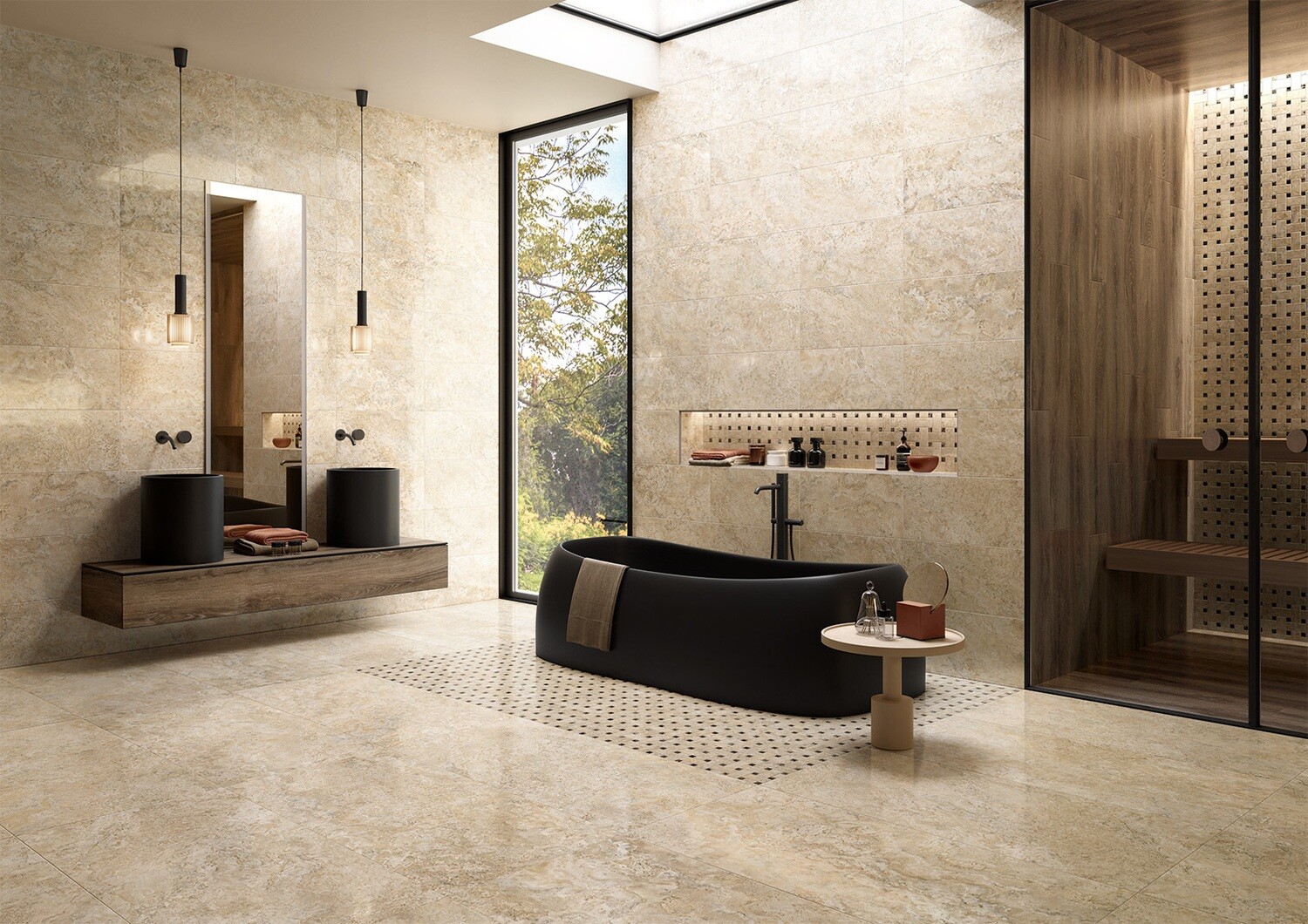 Grès cérame Tagina Roma Colonia velvet 60 x 120 cm, rectifié