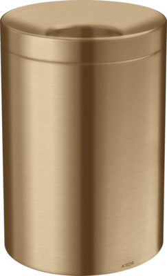 Poubelle AXOR Universel Circulaire en bronze brossé