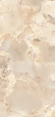 Grès cérame Tagina Onice Reale Ambra brillant 120 x 280 cm, rectifié
