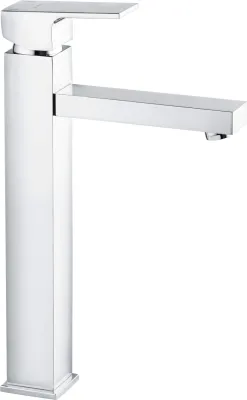 Mitigeur de lavabo rehaussé Deante Anemon 232 sans bonde en chromé