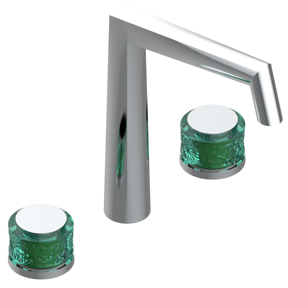 Mélangeur de lavabo 3 trous THG avec vidage pour serrage marbre - Collection &quot;New Island&quot;