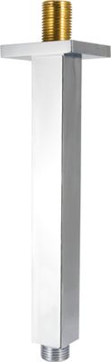 Ceiling Shower Arm Deante Cascada 251 mm with Square Chrome Rose