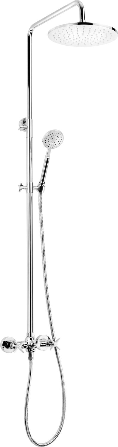 Shower Column Deante Temisto 250 with Chrome Shower Mixer