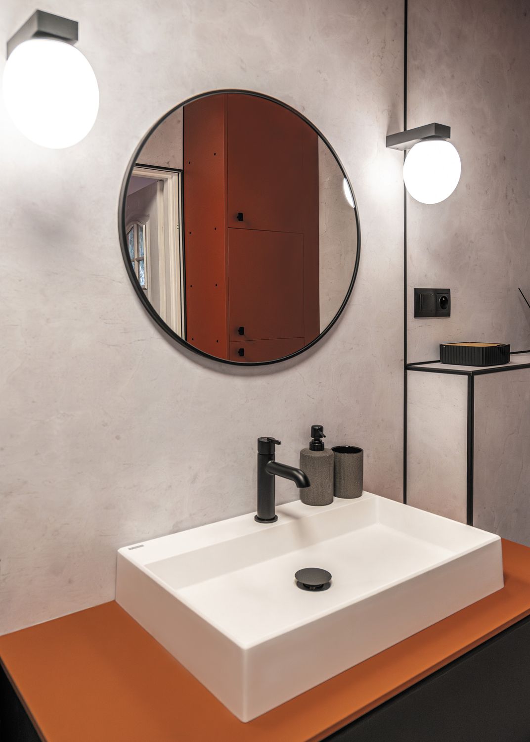 Bonde de lavabo Deante click-clac en noir mat — vue 5