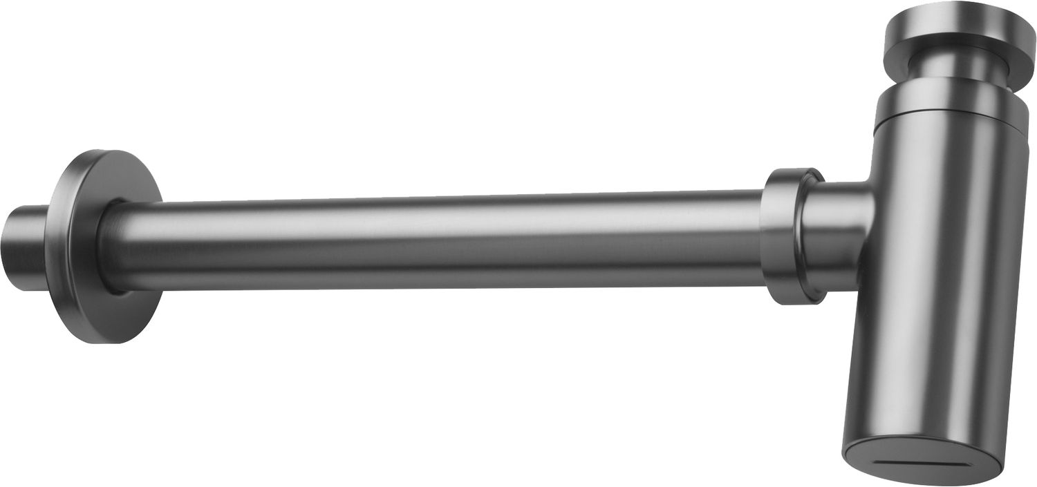 Siphon de lavabo Deante rond en titane