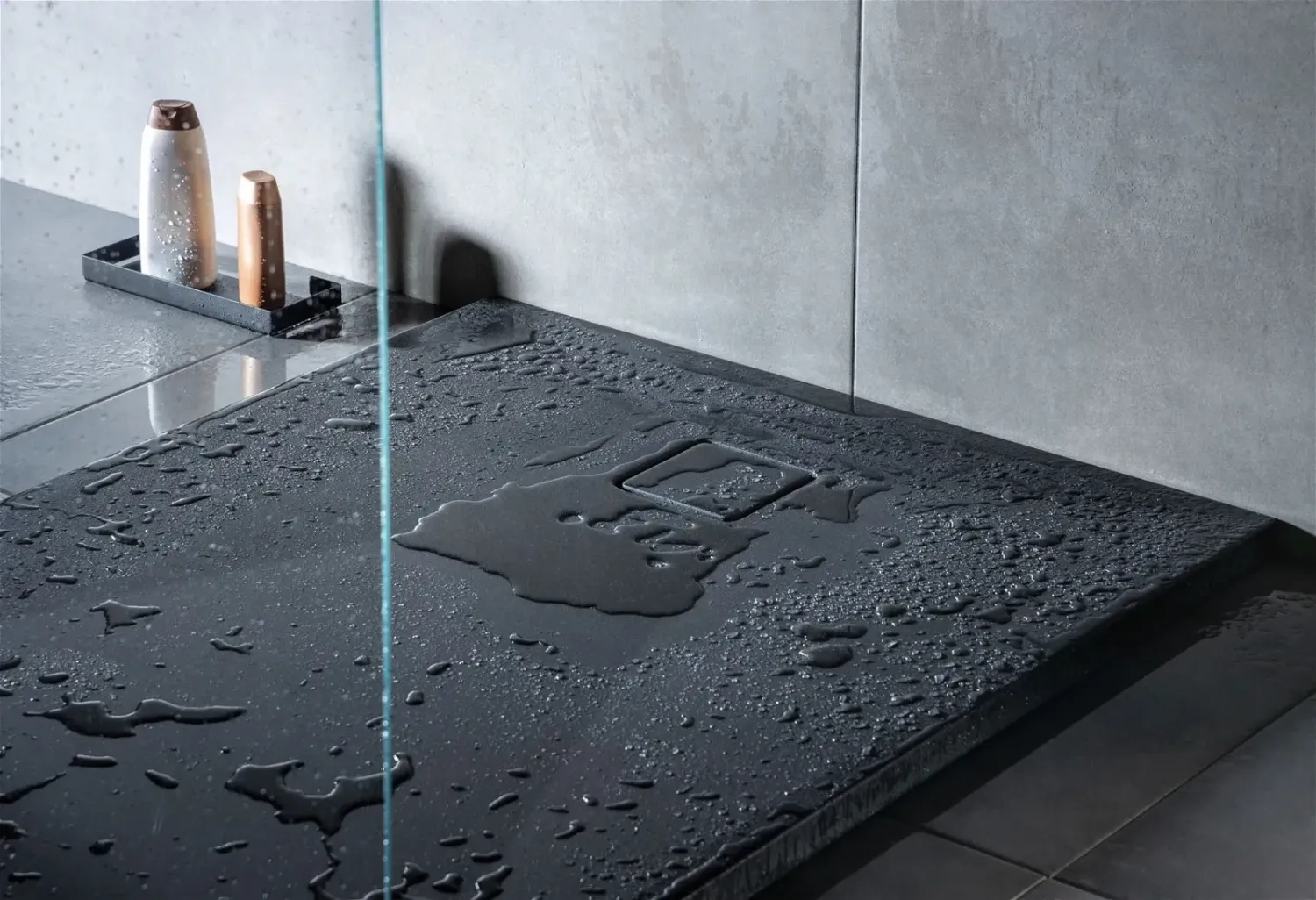 Receveur de douche granit Deante Correo rectangulaire 120 x 80 cm noir — vue 3