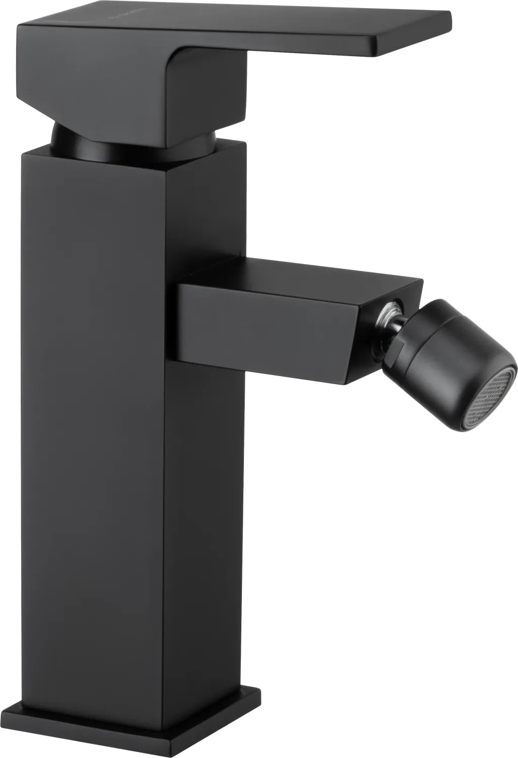 Mitigeur de bidet Deante Anemon avec bonde clic-clac en noir mat