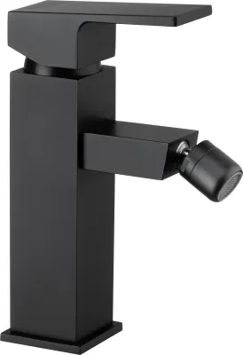 Mitigeur de bidet Deante Anemon avec bonde clic-clac en noir mat