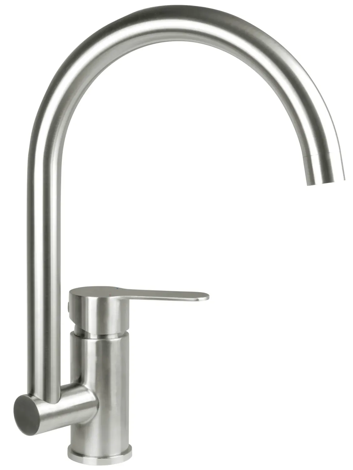 Mitigeur de cuisine Deante Lupo 210 en acier inoxydable brossé