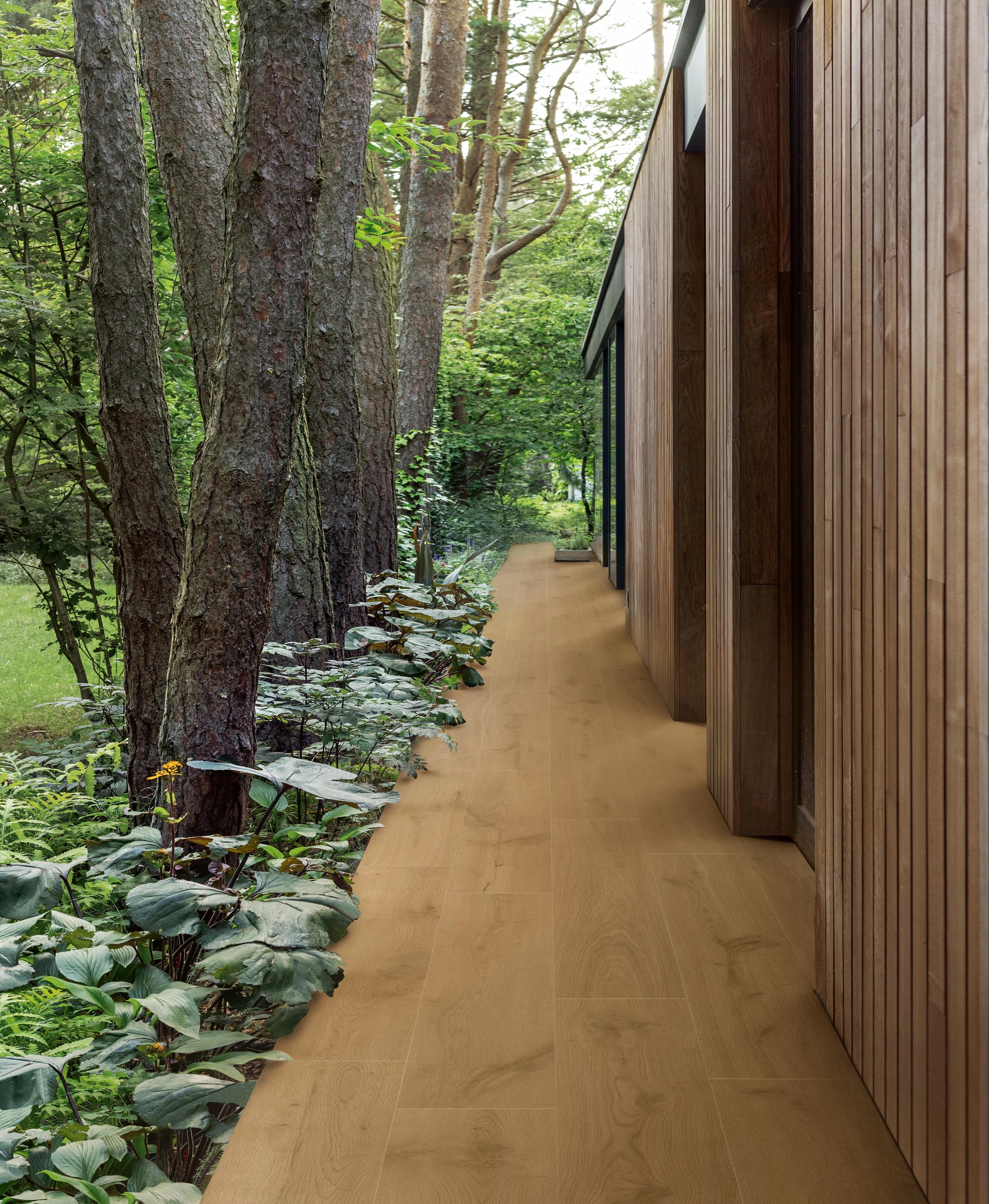 Grès cérame Entice Copper Oak Natural mat 20 x 120 cm - Atlas Concorde - vue 2