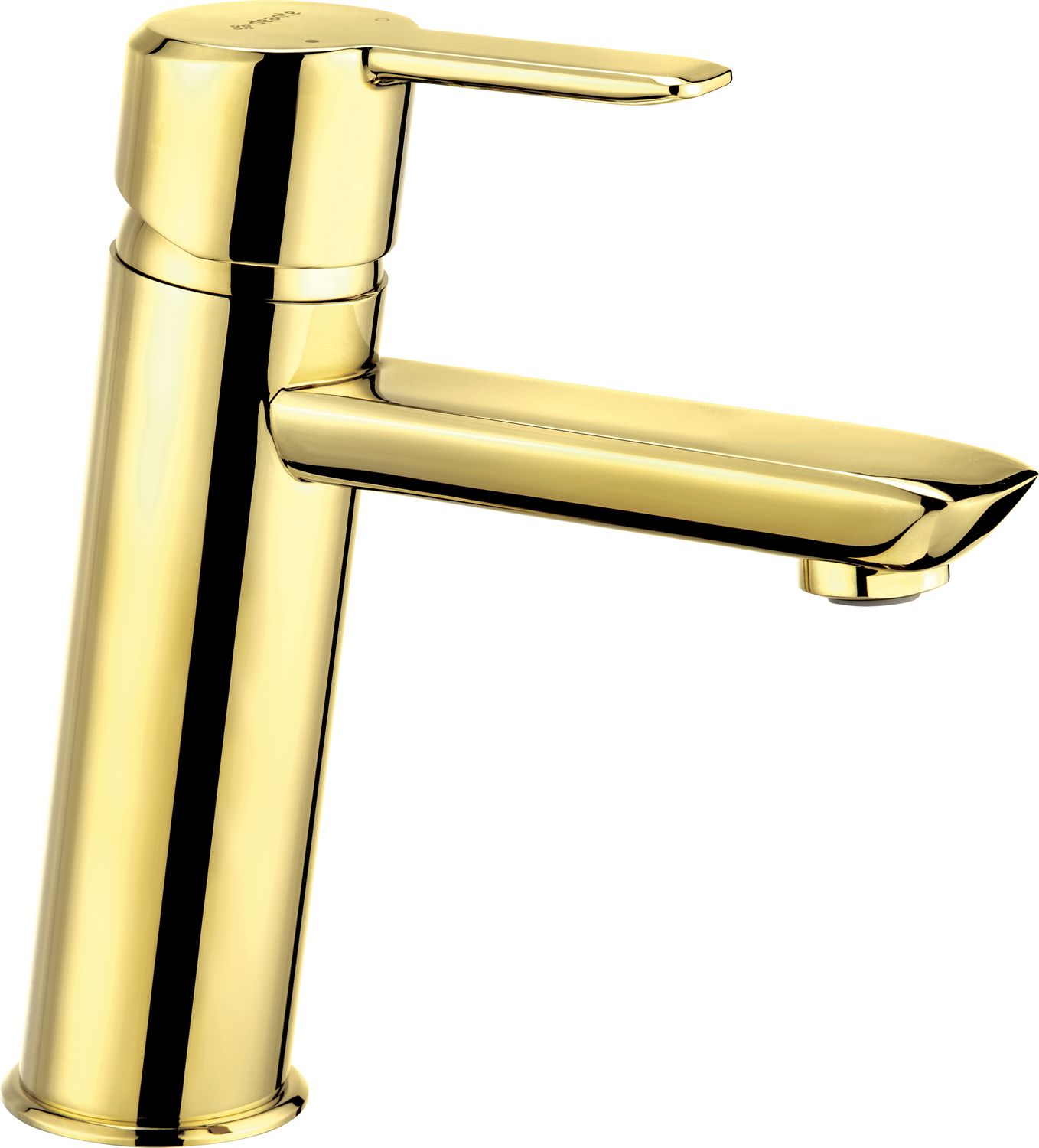 Deante Arnika 100 Polished Gold Basin Mixer