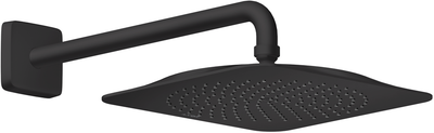 Douche de tête AXOR Citterio C 270 1 jet avec bras de douche 390 mm en noir mat